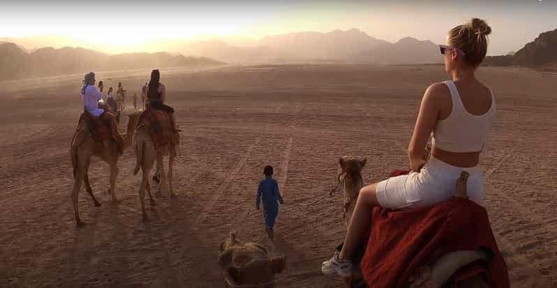 Camel ride at sunset Arabian Night Hurghada