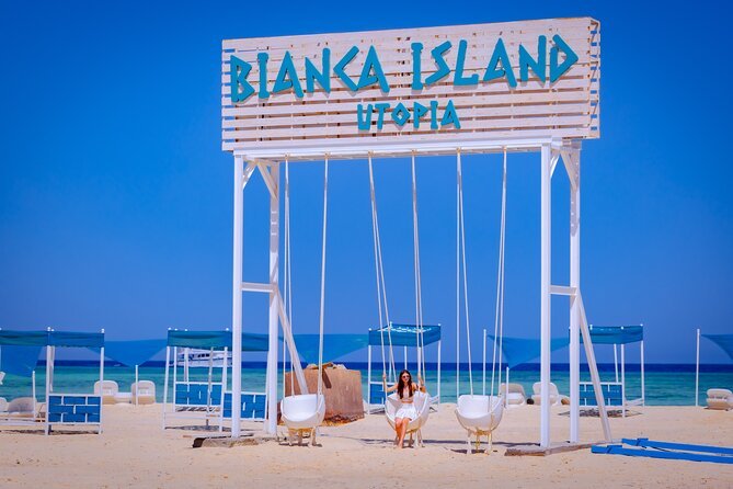 Bianca Island Hurghada – luxury Red Sea island escape golden beach crystal water