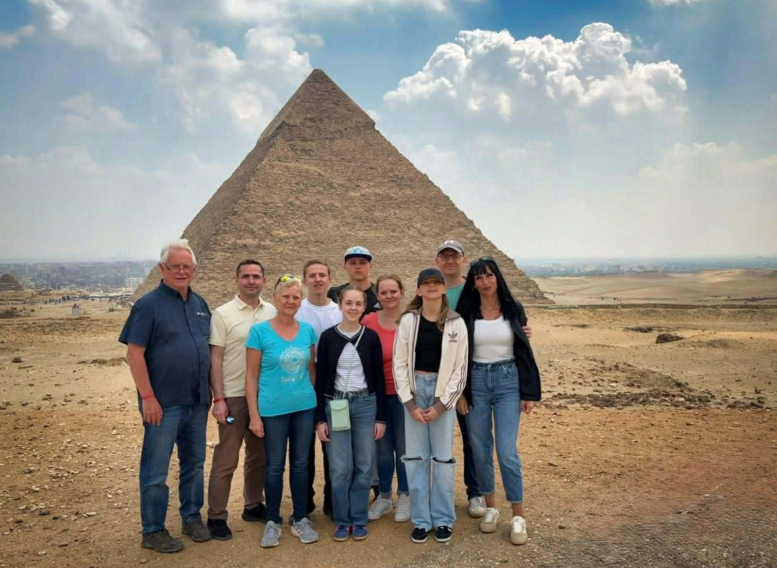 UK Family at Pyramids