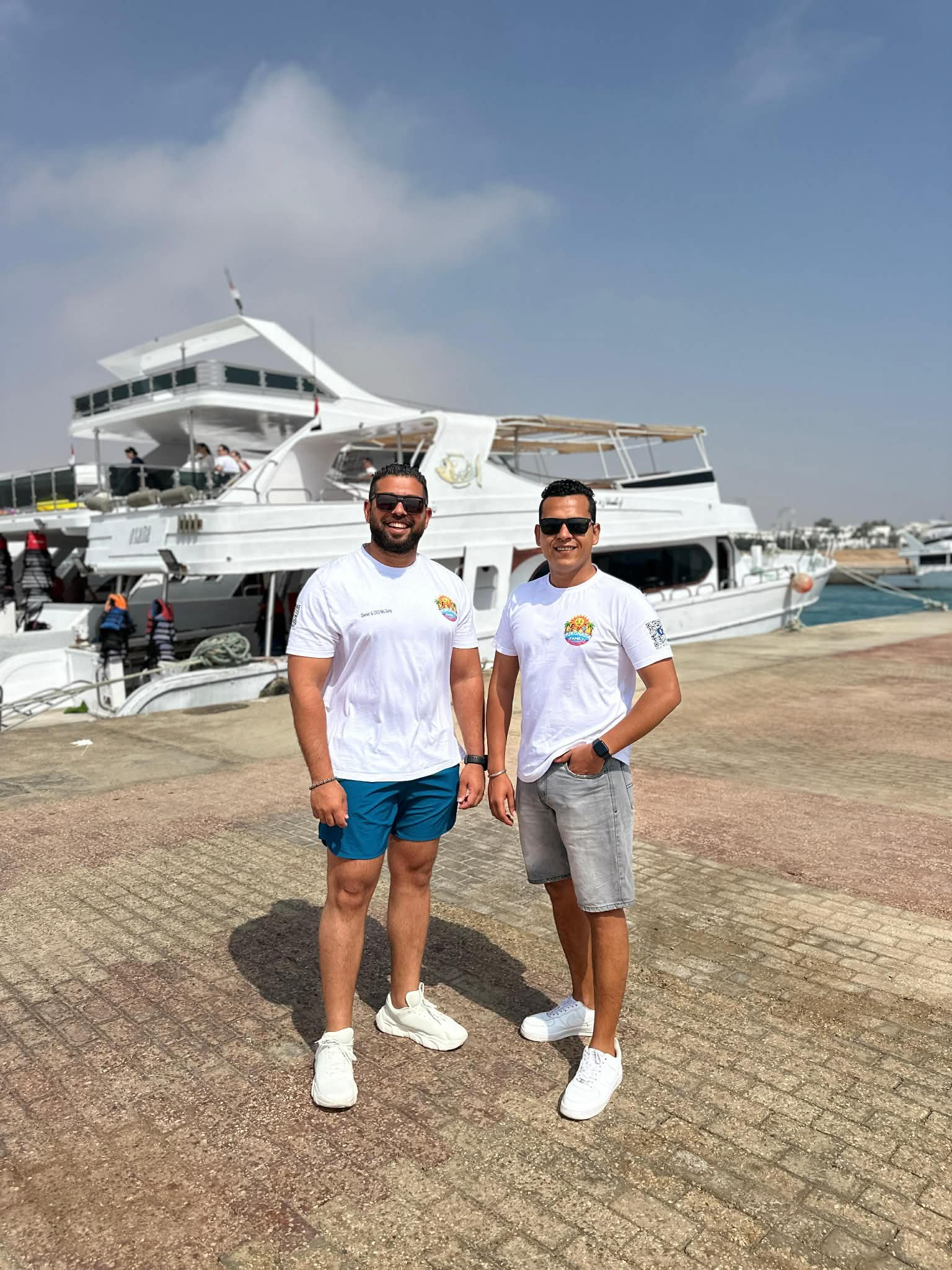 Mohamemed and Ramadan the owners of Hurghada Family Tours