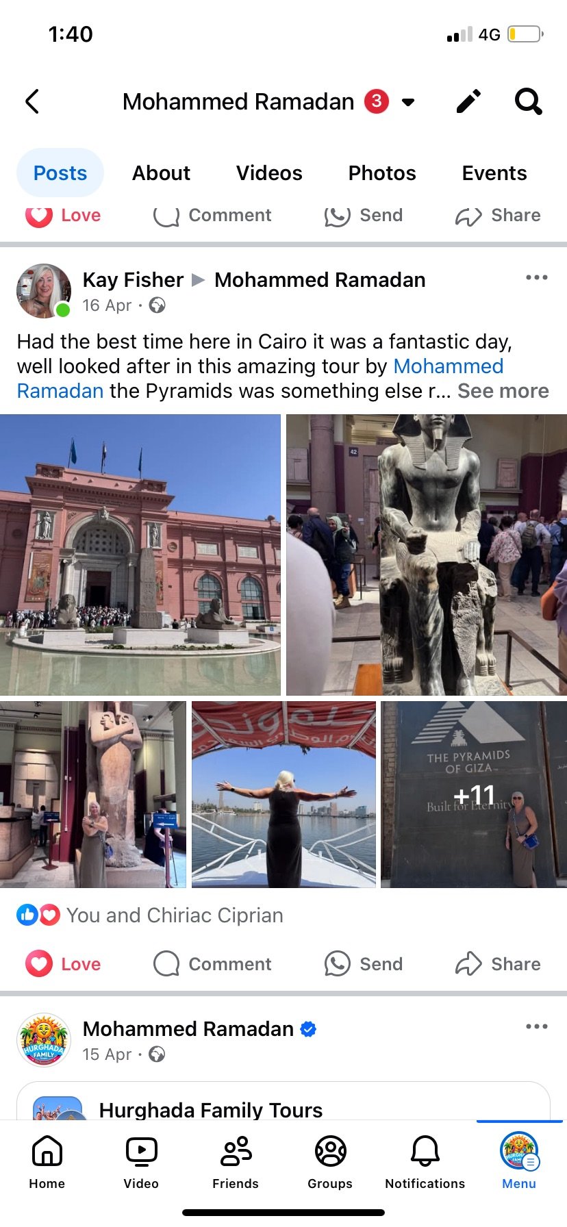 Real UK family review of Hurghada Family Tours on Facebook — 6 of 82 reviews