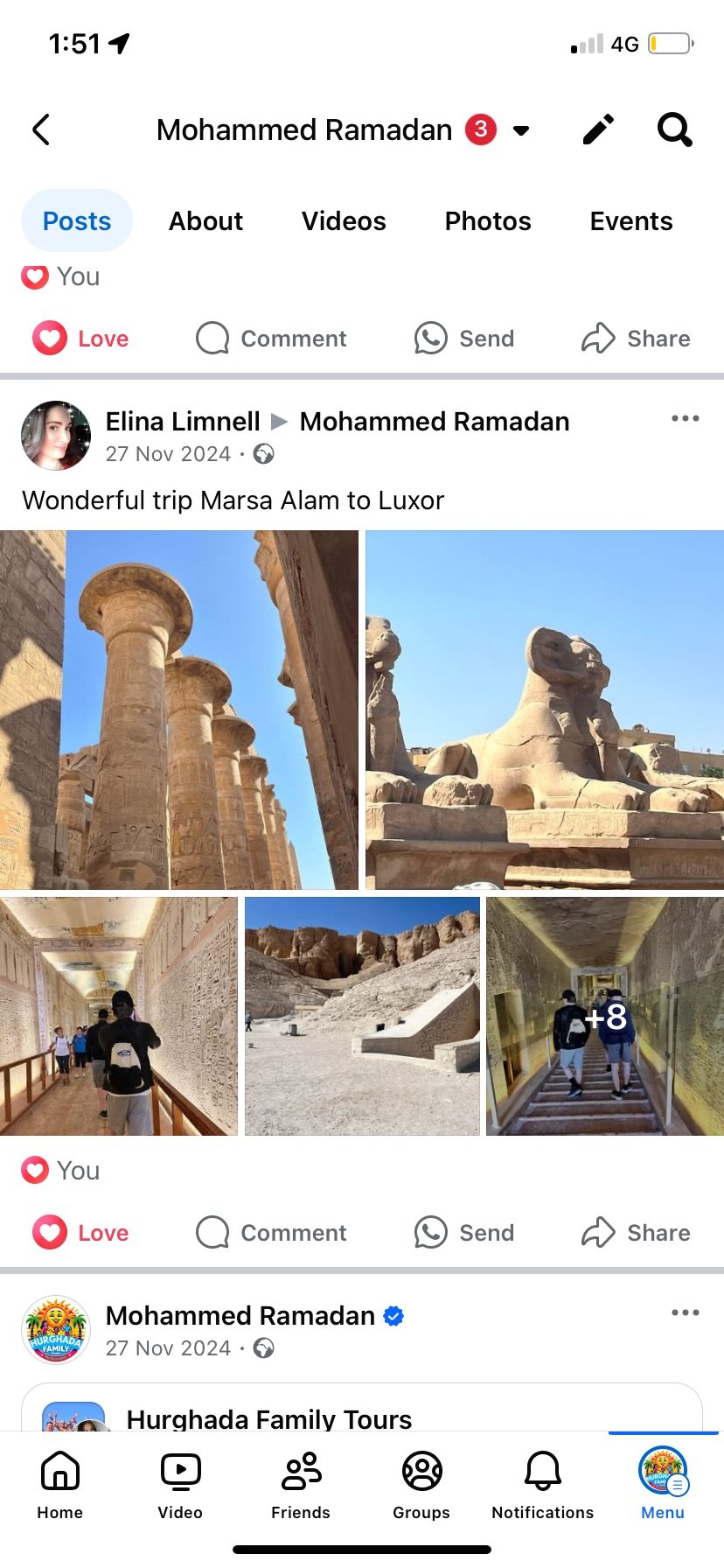 Real UK family review of Hurghada Family Tours on Facebook — 50 of 82 reviews