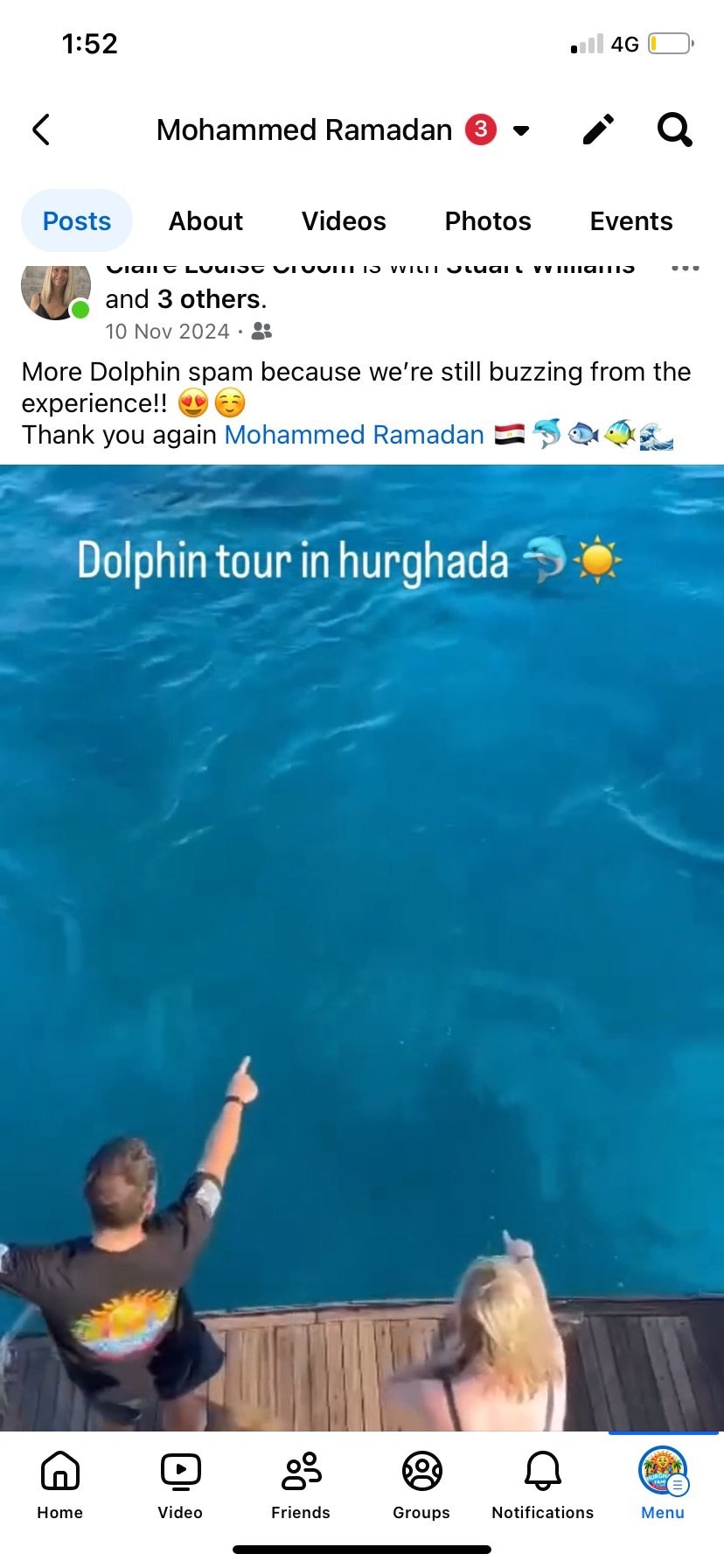 Real UK family review of Hurghada Family Tours on Facebook — 53 of 82 reviews