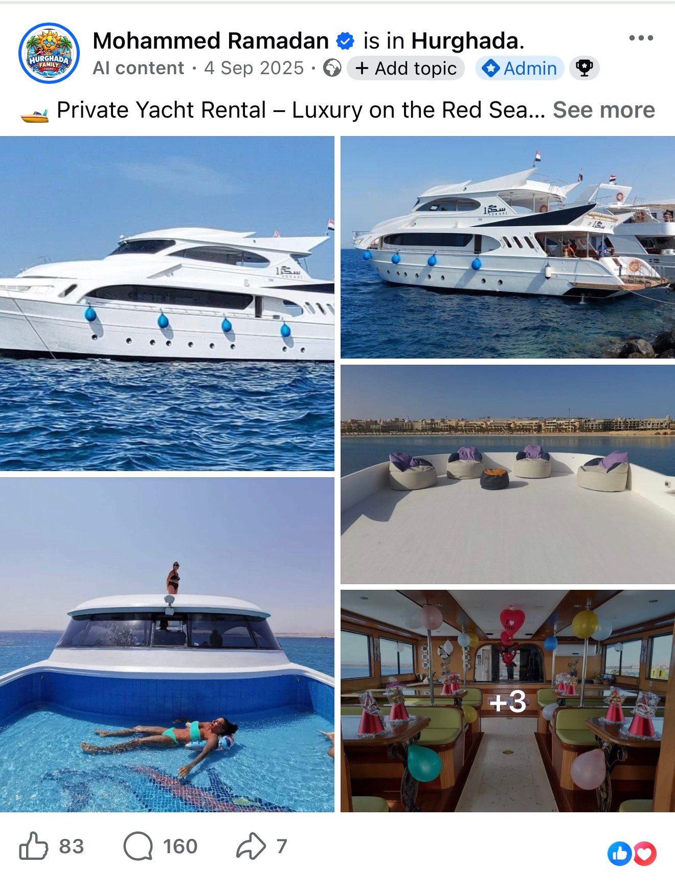Real UK family review of Hurghada Family Tours on Facebook — 69 of 82 reviews