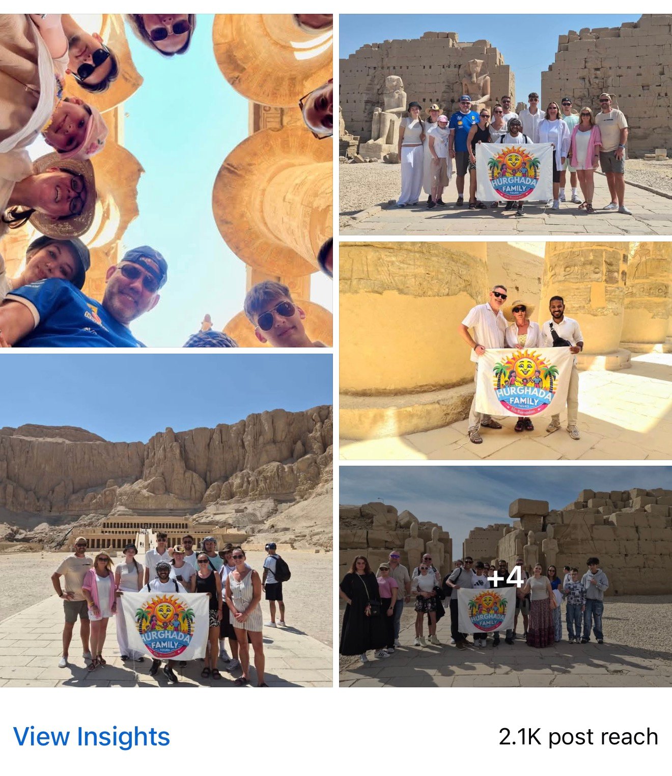 Real UK family review of Hurghada Family Tours on Facebook — 80 of 82 reviews