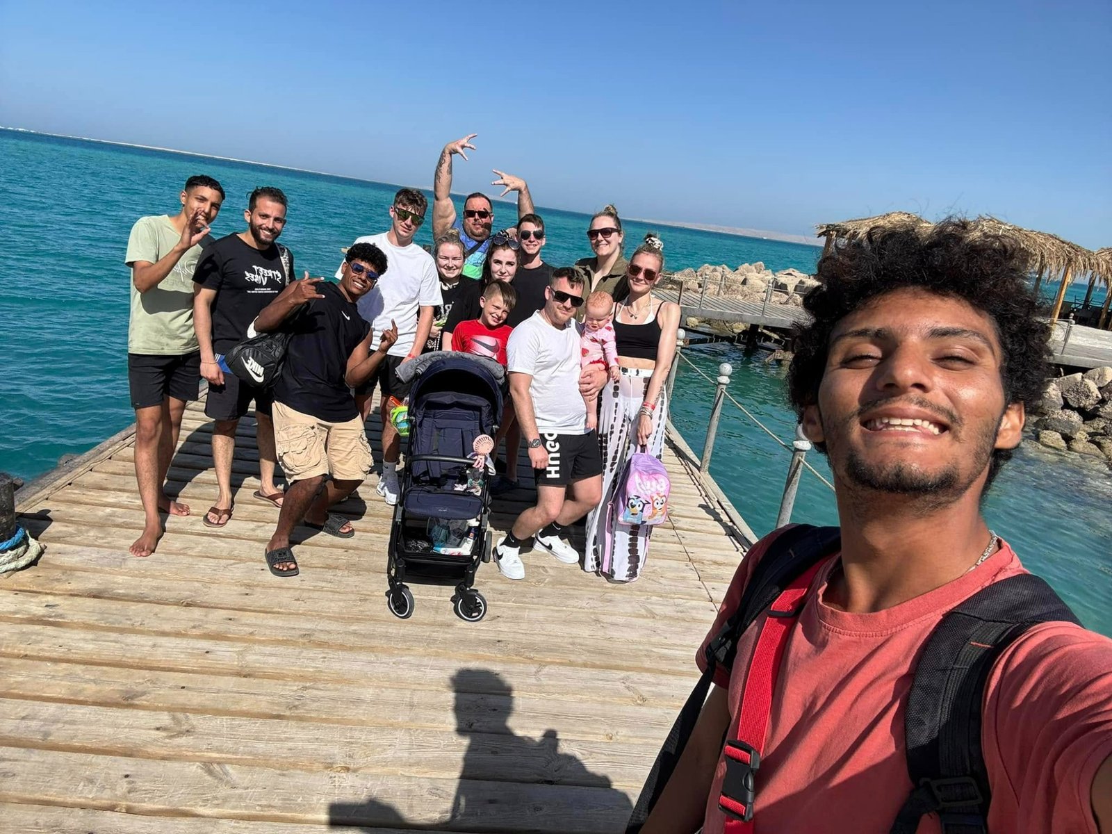 Guests at marina Hurghada ready to depart